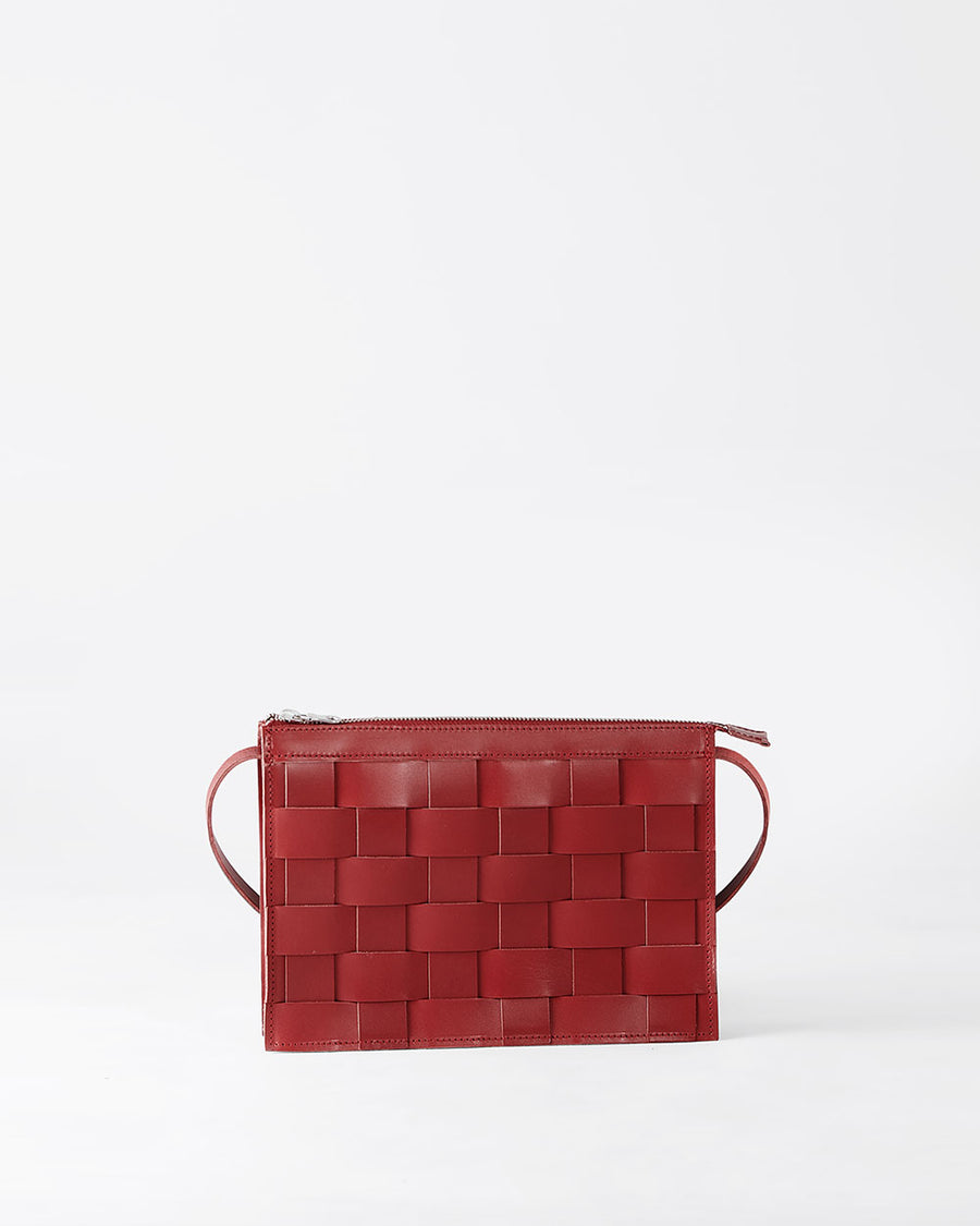 Näver small shoulder bag — Red
