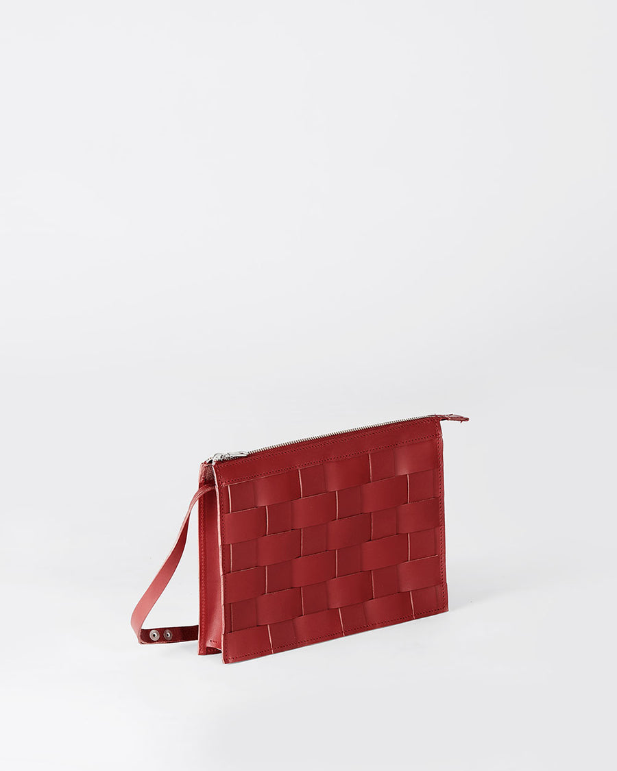 Näver small shoulder bag — Red