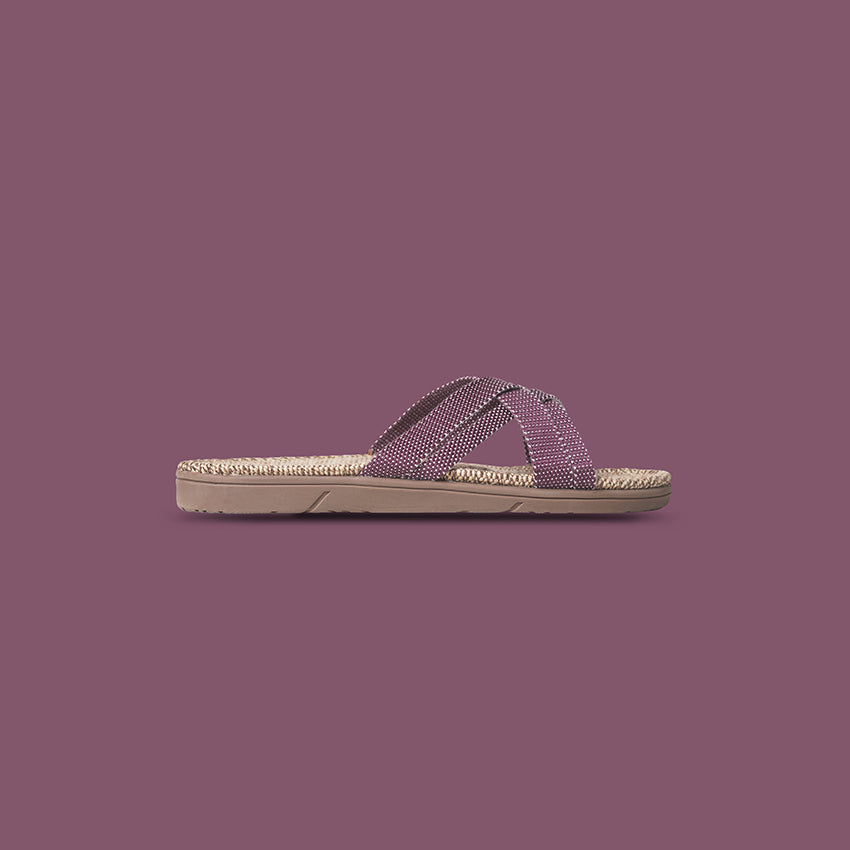 Shangies sandalen dusty purple