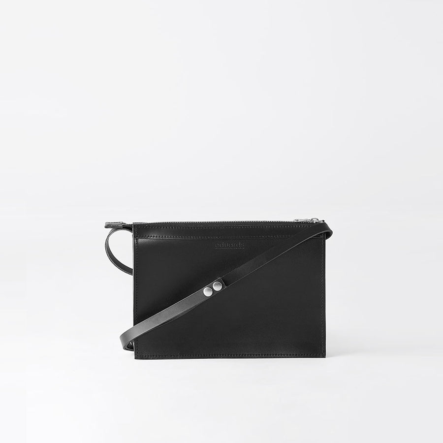 Näver small shoulder bag — Black