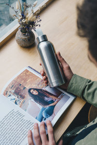 Kies voor een herbruikbare, roestvrijstalen thermosfles van Drink Big!